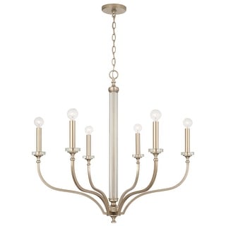 Breigh 6-light Brushed Champagne Medium Chandelier