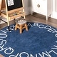 preview thumbnail 20 of 136, Nuloom Alphabet SpinClean Washable Round Rug