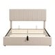 preview thumbnail 21 of 52, Merax Upholstered Platform Bed with a Hydraulic Storage System
