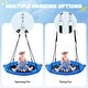 preview thumbnail 24 of 22, Trekassy 700lbs 40" Round Tree Swing with Handles for Kids 900D Oxford Waterproof 2pcs Tree Hanging Straps