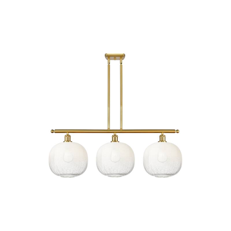 Innovations Lighting Endless Possibilities Ballston - Brookhaven Sphere - 3 Light 37" Stem Hung Island Light