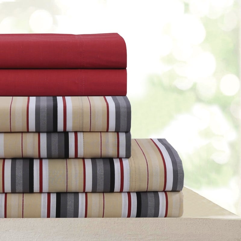 Blake Beverly Hills 400 Thread Count Egyptian Quality Cotton Sheets Set with BONUS Pillowcases