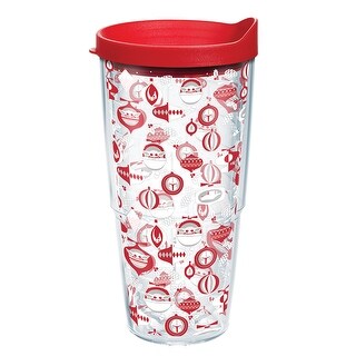 Tervis Christmas Gnomes Pattern Holiday Made In USA Double Walled Insulated Travel Tumbler Classic 16oz Mug