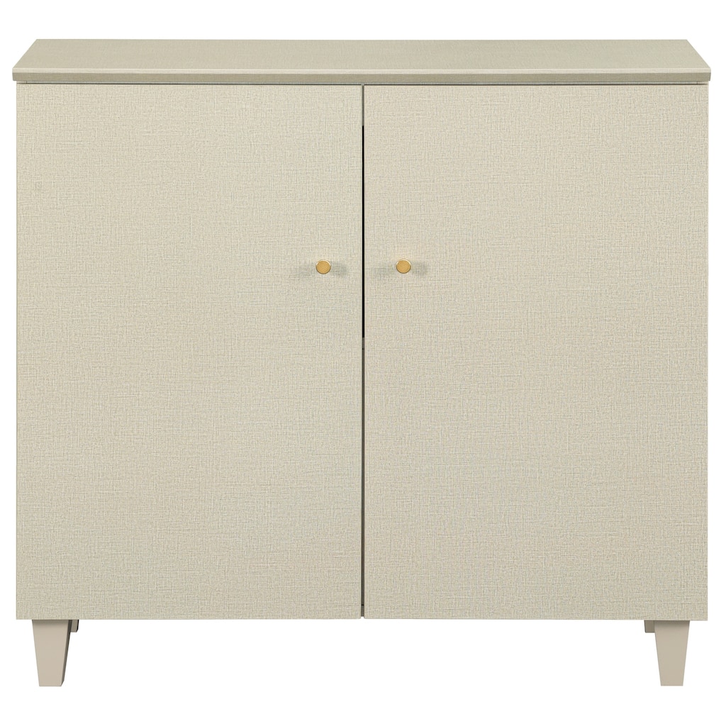 Buffet Cabinet with 3 Compartments for Dining Room, 32.4"H Sideboard