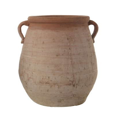Whitewashed Terra-cotta Urn