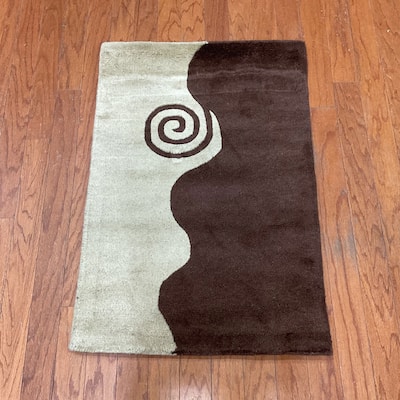 HERAT ORIENTAL Handmade 2' x 3' Tibetan Wool Rug - 2' x 3'