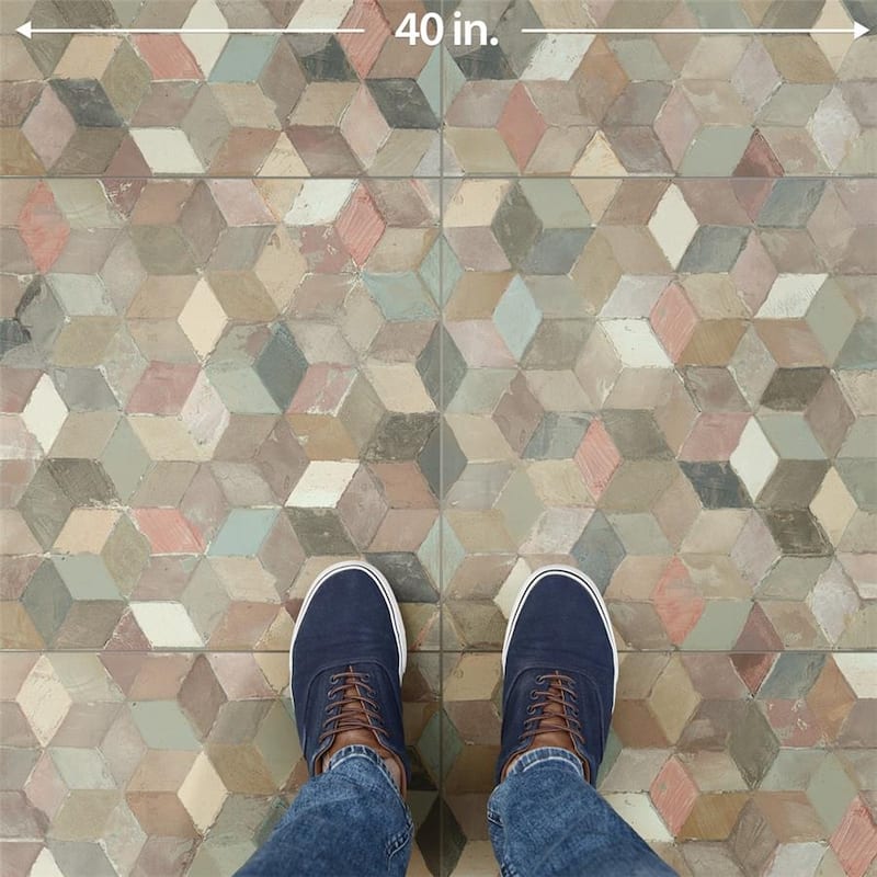 Merola Tile Pictura Faber Canosa 23-1/2" x 47" Porcelain Floor and Wall Tile
