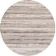 preview thumbnail 23 of 23, Ajax Modern Striped Area Rug 6'7" Round - Grey/Cream