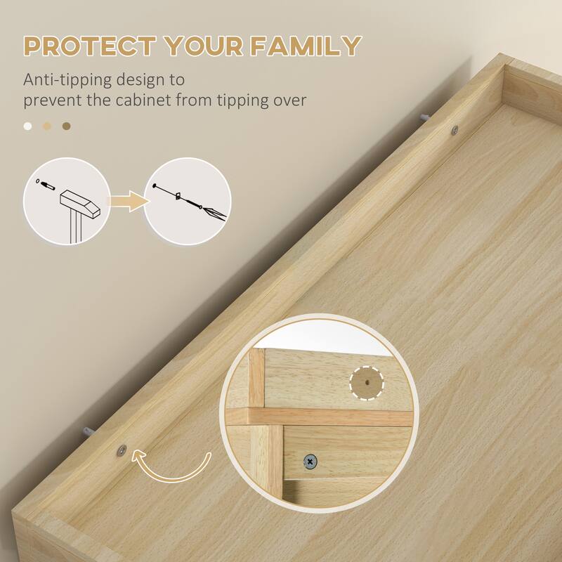Farmhouse Kitchen Pantry Cabinet MDF with Adjustable Shelves and Soft Close Doors 72 Inch Storage Cabinet