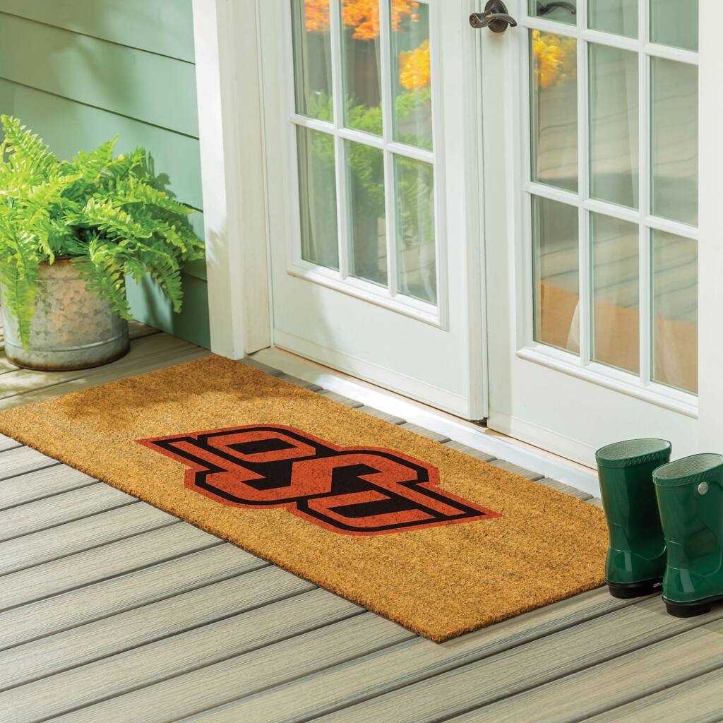 Oklahoma State University Full Color Indoor/Outdoor Coir Mat