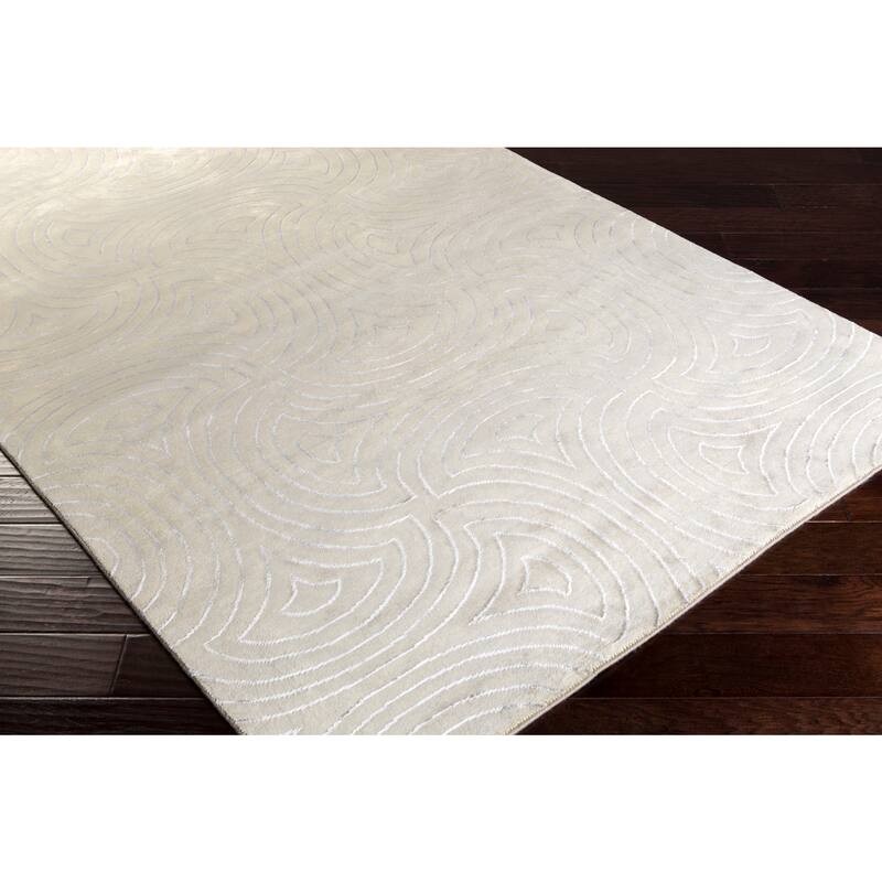 Hand-Knotted Rhonda Geometric Area Rug