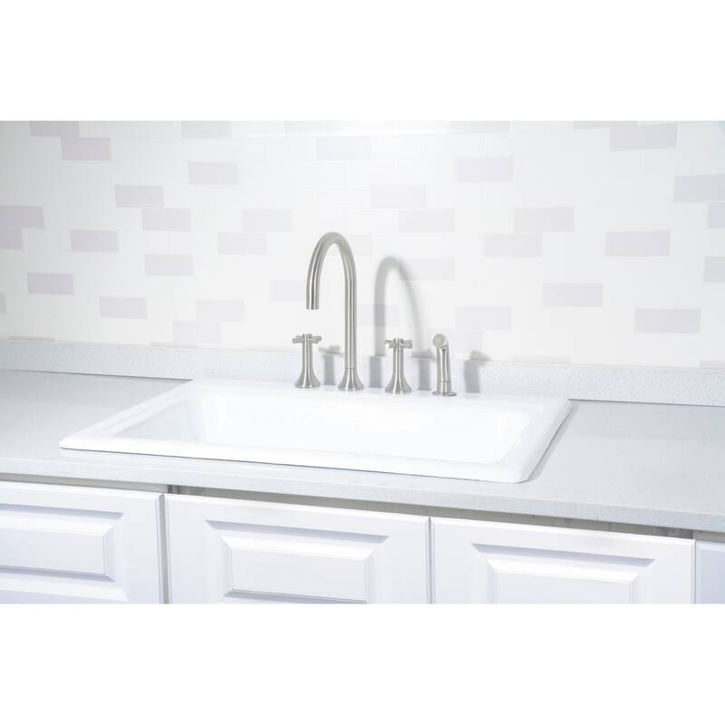 Kingston Brass GT332294 Towne 33" Undermount Single Basin Cast Iron