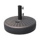 preview thumbnail 4 of 4, Newport 55-lb Fillable Round Patio Market Umbrella Base Stand - N/A