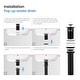 preview thumbnail 12 of 11, Circular X 8" Bathroom Sink Widespread Faucet with Drain Assembly