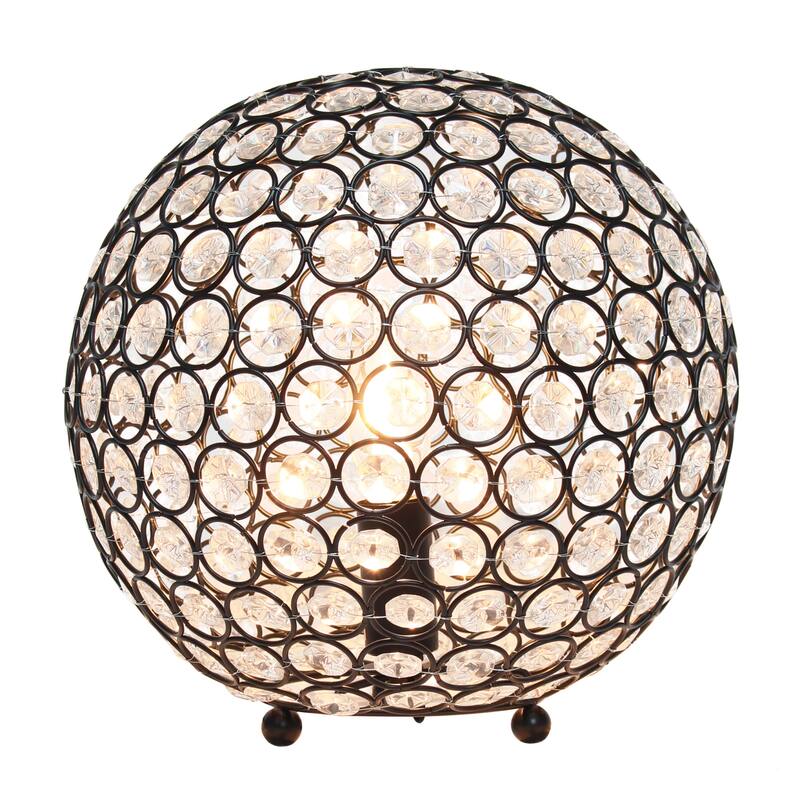 Crystal Ball Sequin Table Lamp