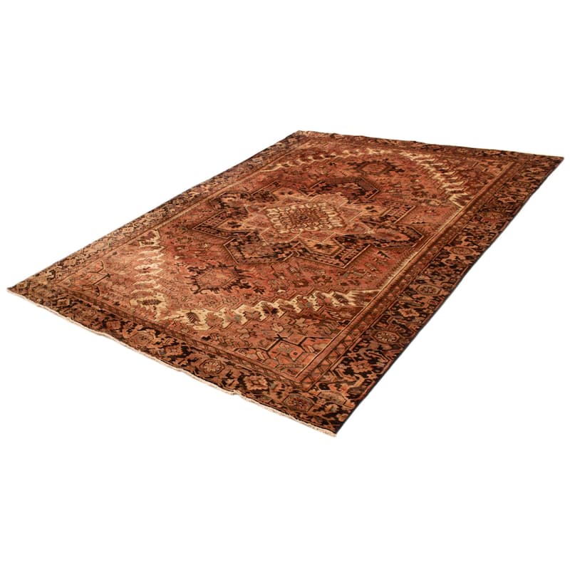 ECARPETGALLERY Hand-knotted Sarabi Copper Wool Rug - 9'5 x 12'8