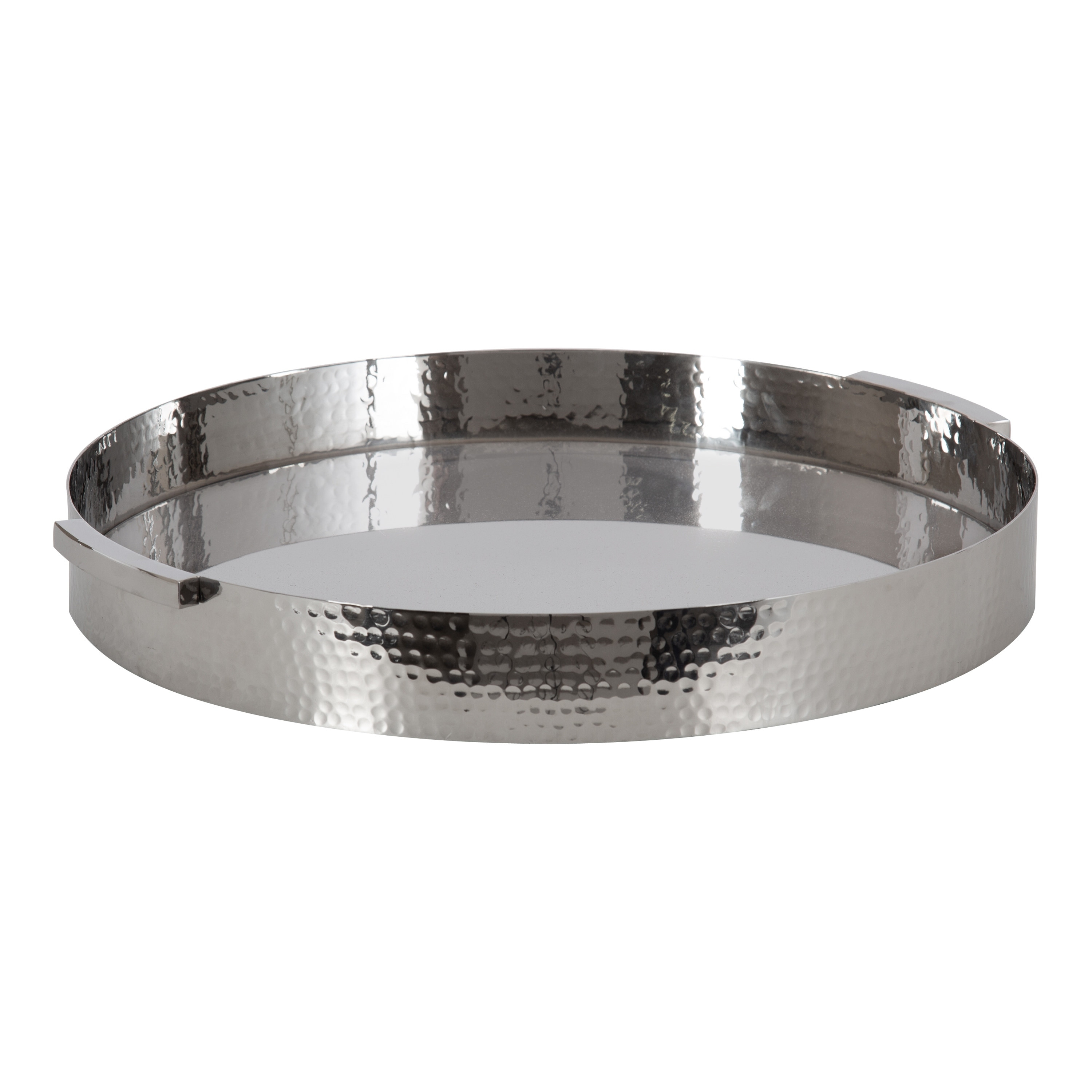 Kate and Laurel Samana Round Metal Tray