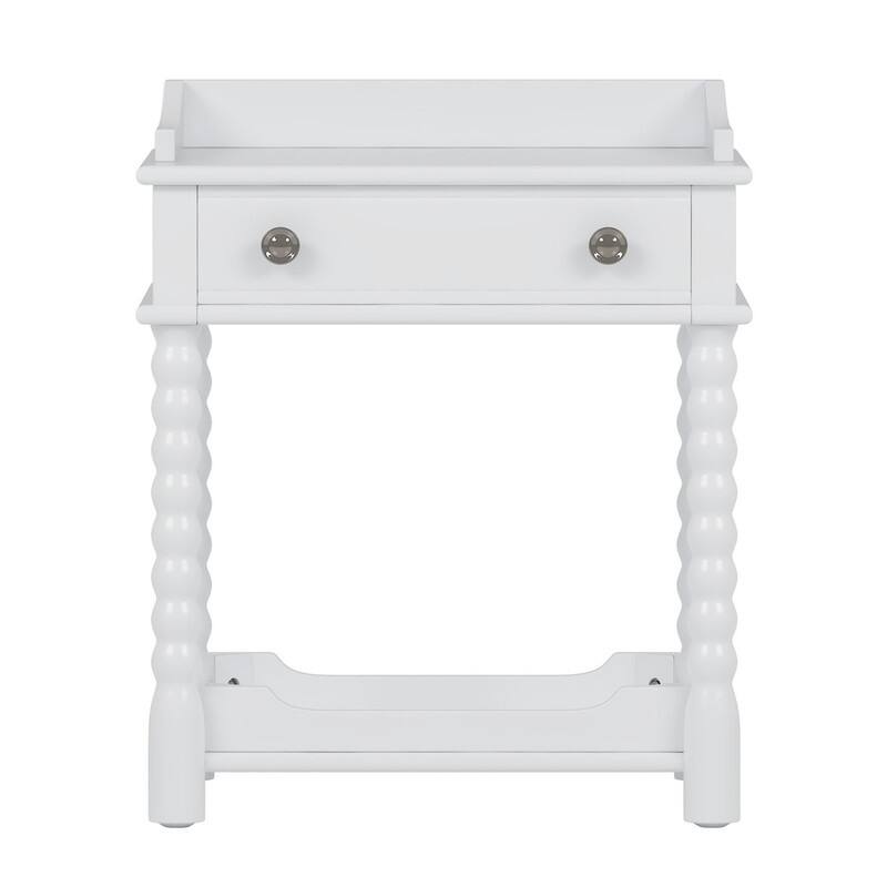 2/3/4-Pc Bedroom Sets Twin/Queen White Platform Bed w/LED/Nightstands/Ottoman/Headboard - Sherpa/High Gloss/Retro/Wood/Acrylic