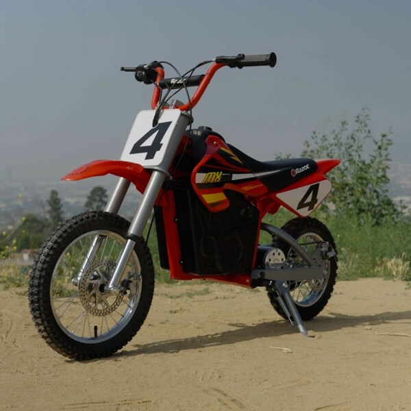 洋楽 Red Dirt Razor MX500 Dirt Rocket 36V Electric Toy Motocross Dirt Bike, Red
