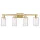 Option Brushed Brass / Clear