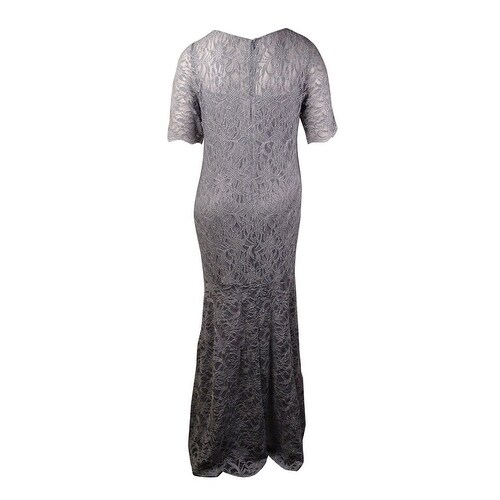 silver shimmer gown