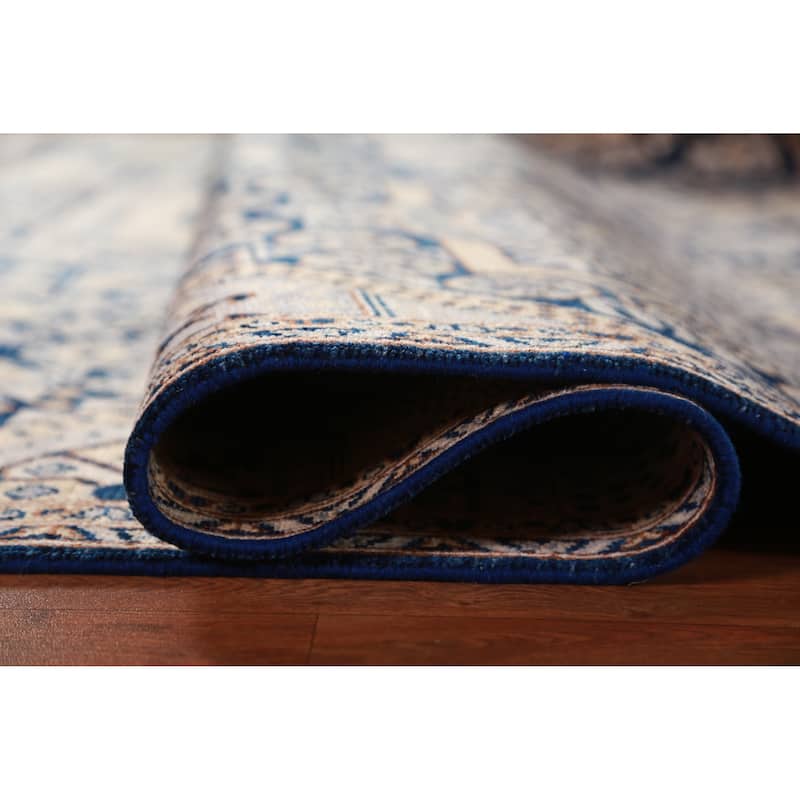 Vegetable Dye Ziegler Oriental Rug Handmade Wool Carpet - 7'9"x 9'9"