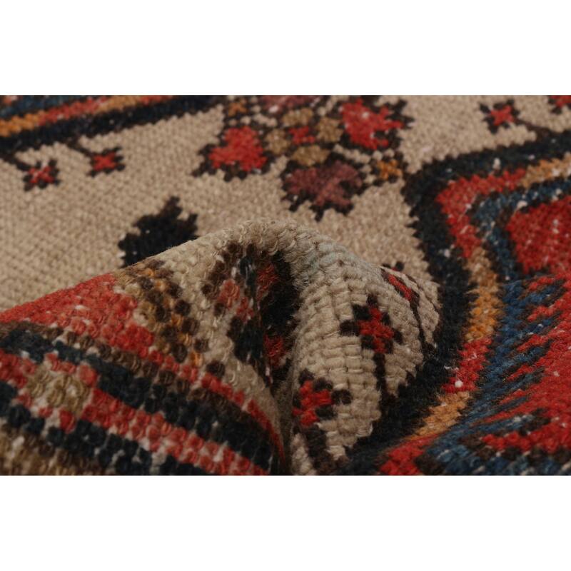 ECARPETGALLERY Hand-knotted Konya Anatolian Cream Wool Rug - 3'3 x 10'4