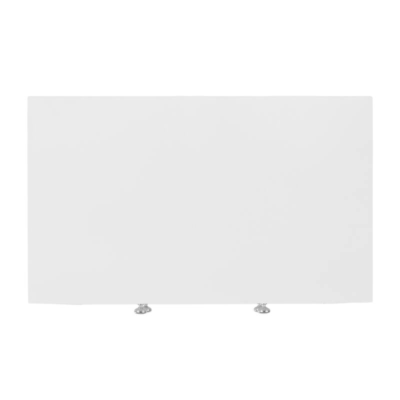 Dana 28 in. W Rectangular Wood 2 Drawer Nightstand with Top Shelf