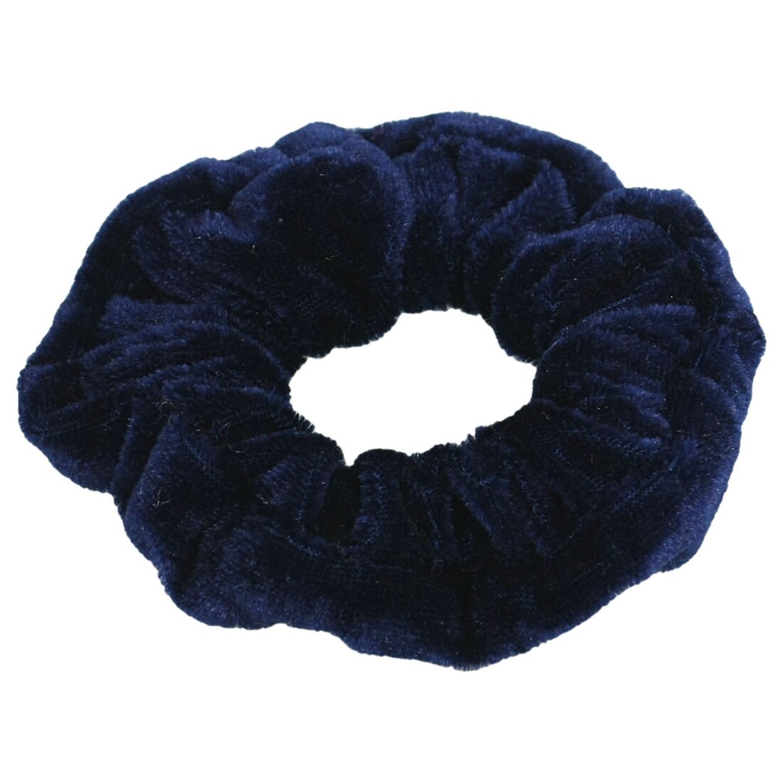 Shop Women Elastic Velvet Hair Tie Band Ponytail Braid Holder Dark