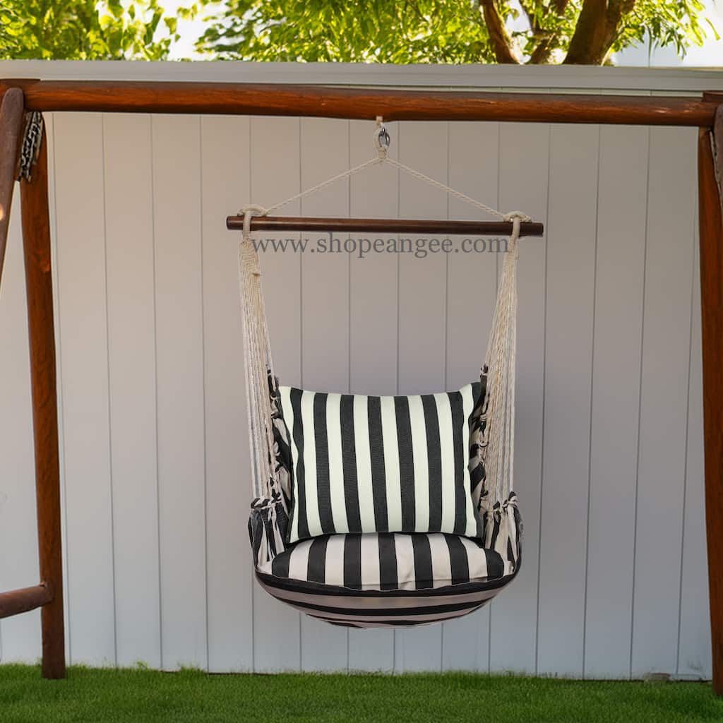 Magnolia Casual Swing Set 4 piece - True Black Stripe w/ True Black Stripe