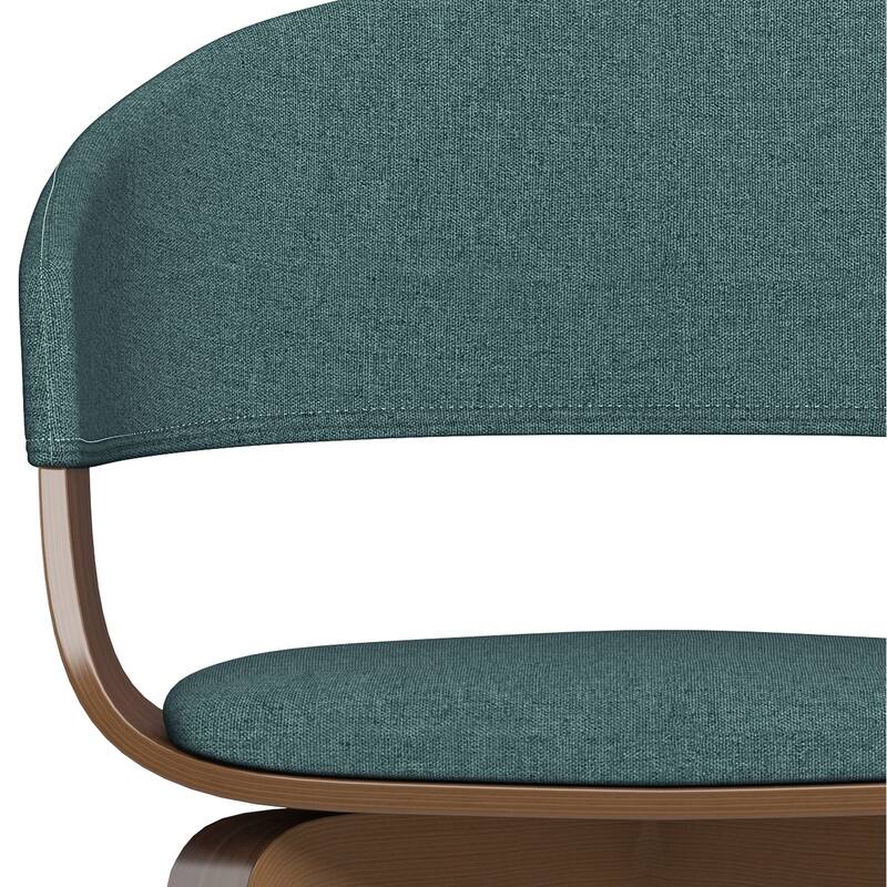 WYNDENHALL Calinda Mid Century Modern Bentwood Single Dining Chair - 20.5"w x 21.7"d x 30.9"h