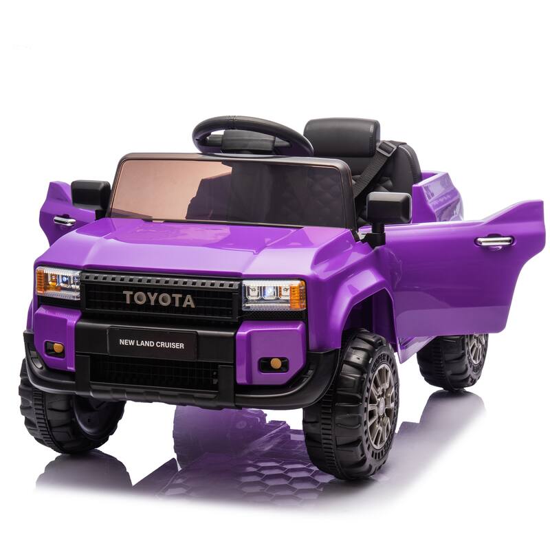 12V Kids Ride On Car W/Parents Control,Licensed Toyota LC250 2024,Four-wheel suspension,Adjustable volume,For Kids Aged 2-4