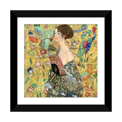 iCanvas "Lady with a Fan" by Gustav Klimt