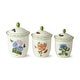 preview thumbnail 2 of 3, Certified International Mirabella 3 Piece Canister Set - 7.00"L x 7.00"W x 10.25"H