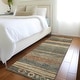 preview thumbnail 7 of 5, Machine Washable Indoor/ Outdoor Boho Global Chantille Rug