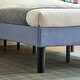 preview thumbnail 59 of 58, VECELO Tufted Upholstered Kids Bed with Adjustable Headboard,Twin Size Bed Set of 2