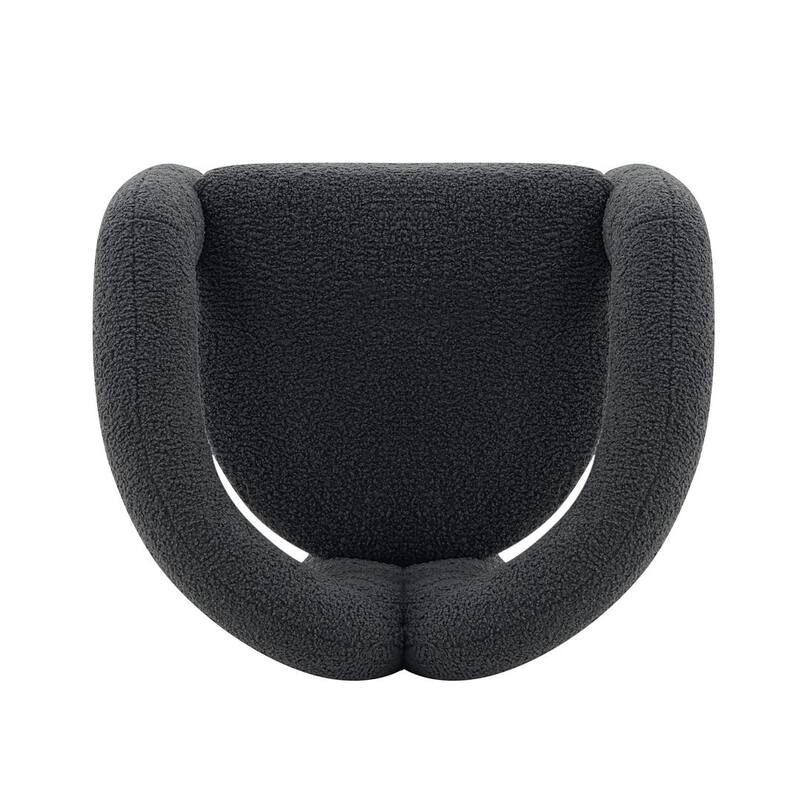 Manhattan Comfort Modern Darian Boucle Accent Chair Set of 2