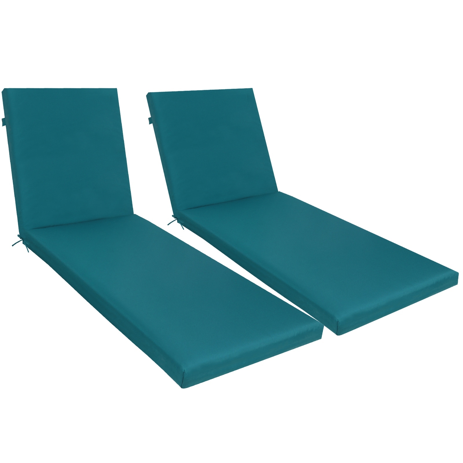 GDFStudio Maeve Outdoor Chaise Lounge Cushion with Removable Cover (Set of 2),ONLY CUSHIONS