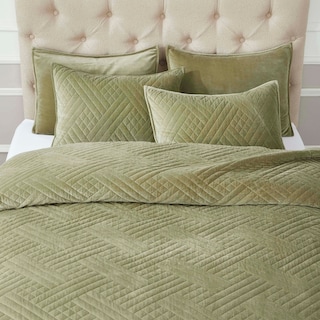 Superior Karina Cotton Velvet Lightweight Quilt Set