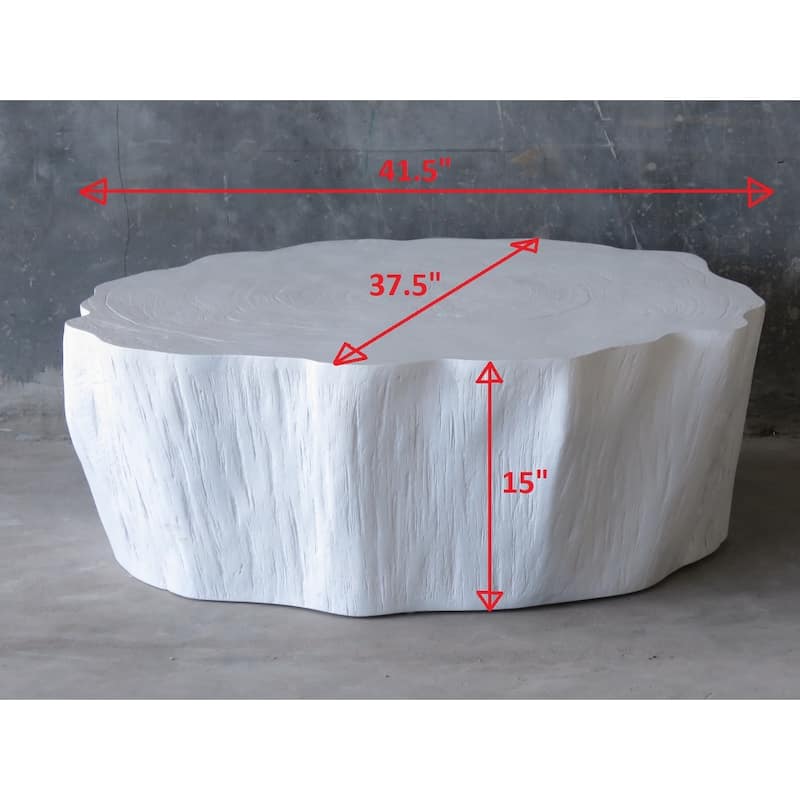 Uttermost 24432 Woods Edge 42" Wide Fiberglass Coffee Table