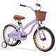 preview thumbnail 1 of 10, Multiple Colors,Girls Bike for4-7 Years Old Kids,16 inch wheel ,Training Wheels Included Purple