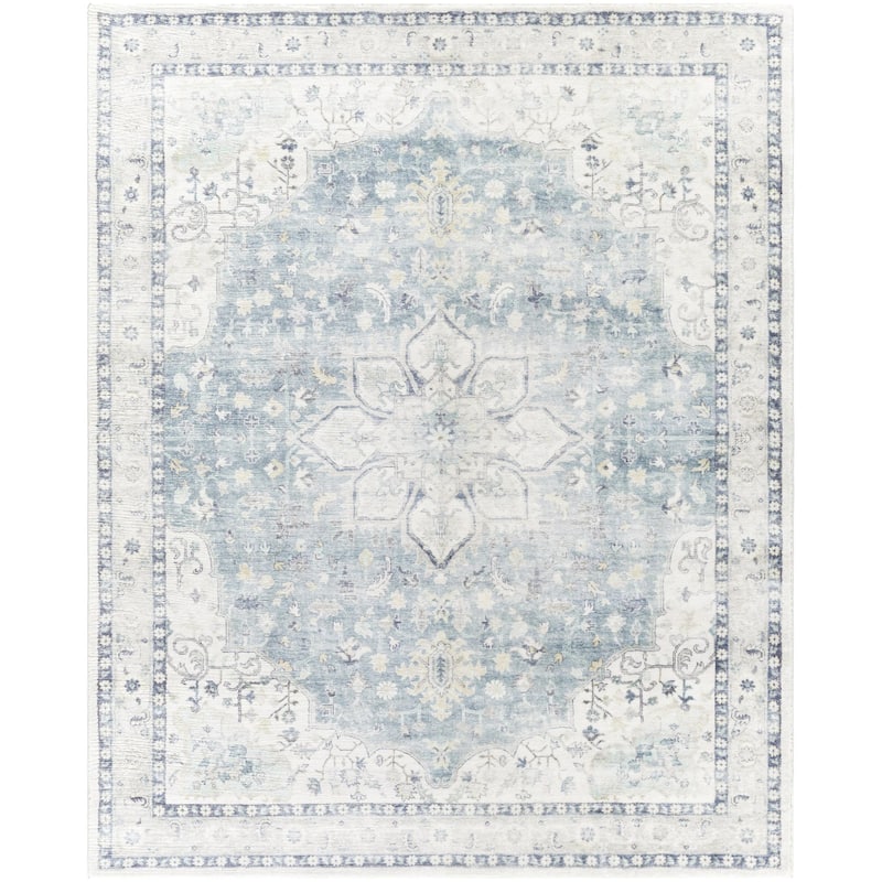 Livabliss Erin Updated Traditional Medallion Area Rug