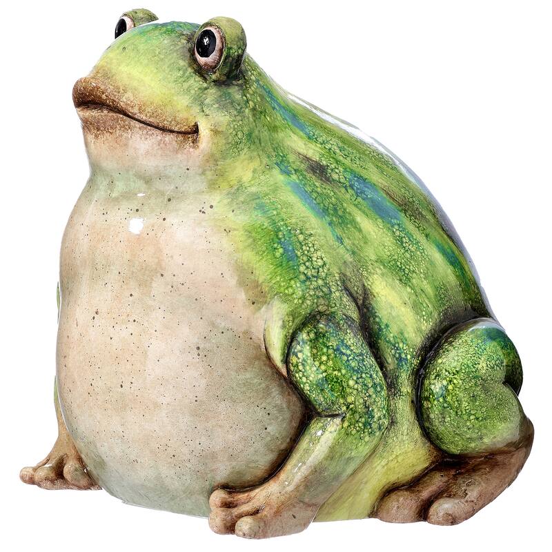 13" Terracotta Bull Frog