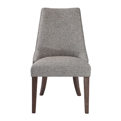 38" Daxton Tailored Backrest Earth Tone Armless Tapered Legschair