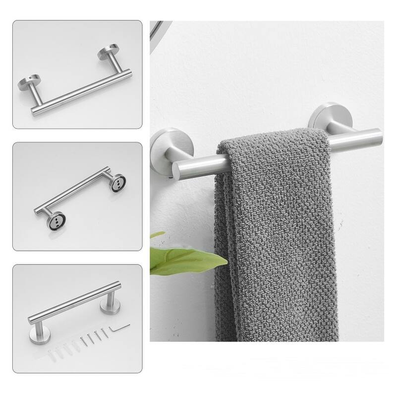 Wall Mounted Towel Bar Toilet Paper Holder