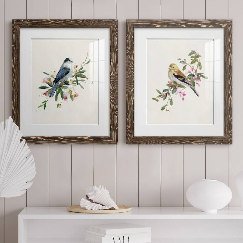 Spring Song Gray Jay-Premium Framed Print - Ready to Hang