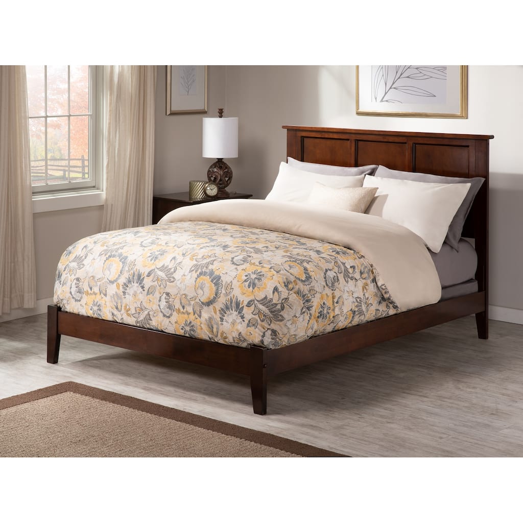 Madison Full Foundation Bed Frame in Walnut