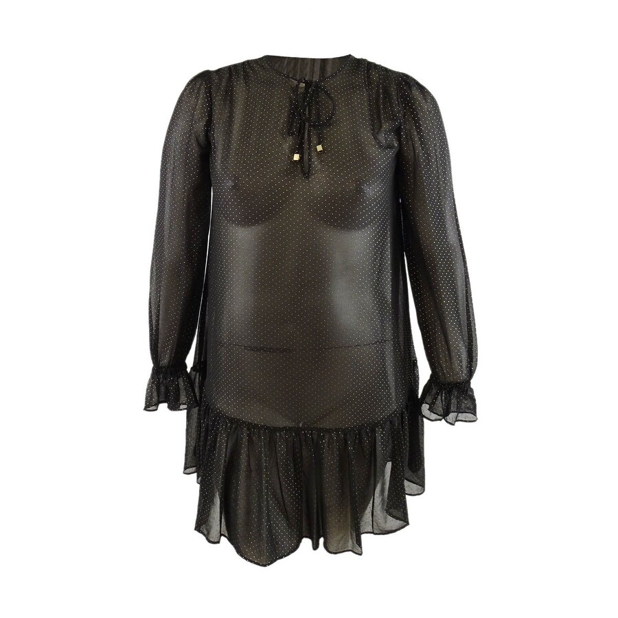 michael kors black gold dress Maddison Mini Dress ~ Gold Metallic Sequins – Show Me Your Mumu