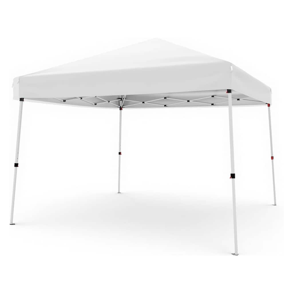 10x10FT Outdoor Portable Pop Up Tent Canopy with Carry Bag for Camping, Patio Deck Garden Beach