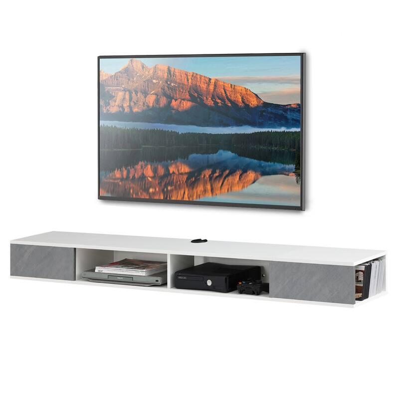 70 inch Floating TV Shelf for Wall, Entertainment Center for Living Room